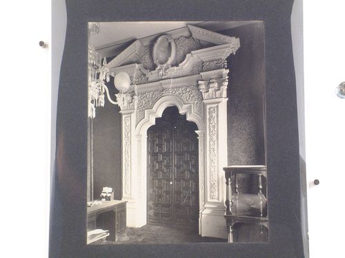 Interior view of the Casa de los Azulejos (also known as the House of the Conde del Valle de Orizaba) showing the entrance of the Capilla domestica, Mexico City, Mexico