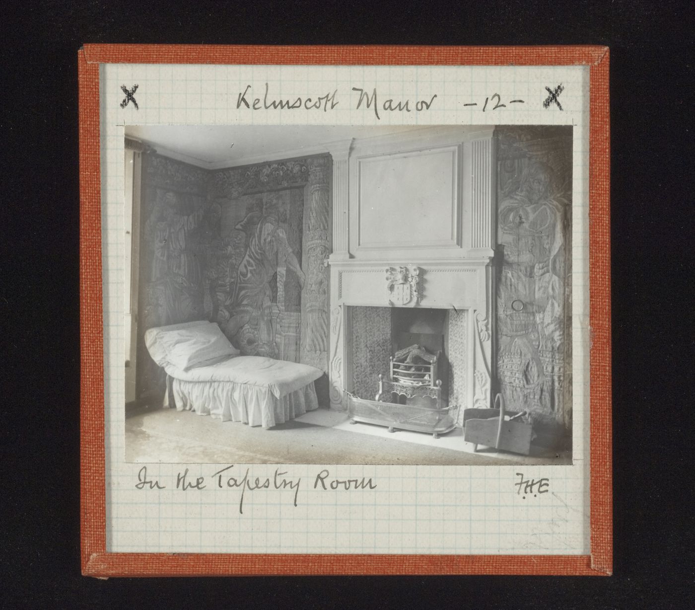 View of Tapestry Room of Kelmscott Manor, Kelmscot, Oxfordshire, England