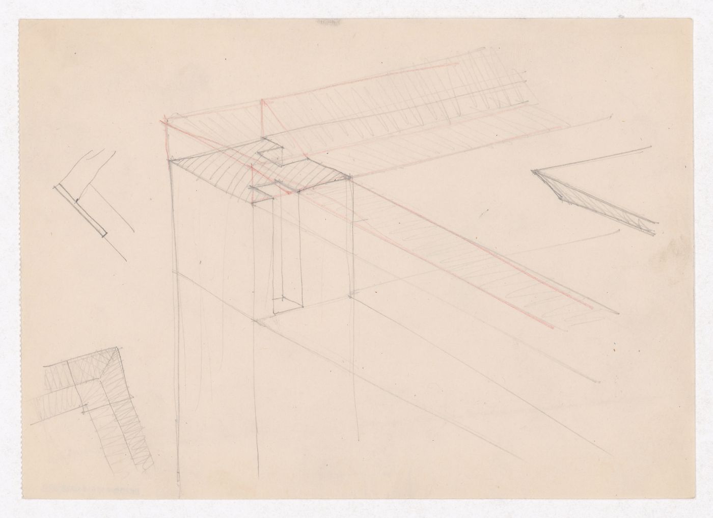 Various documents and drawings including furniture design and office renovation: File G 709