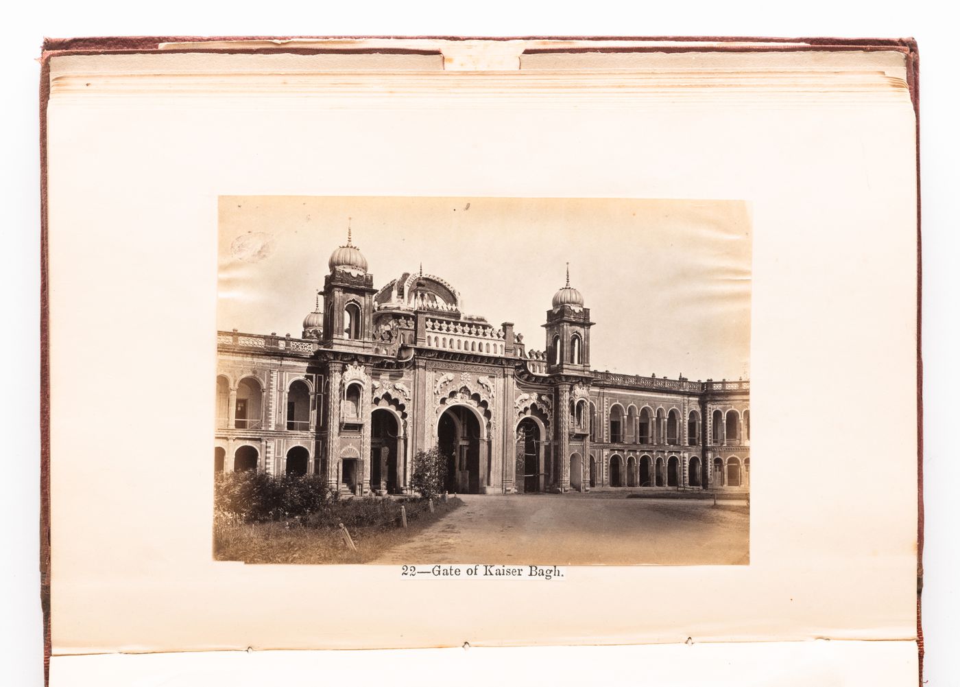 View of the main portal of the Kaisarbagh [Caesar's Garden] Palace complex, Lucknow, India