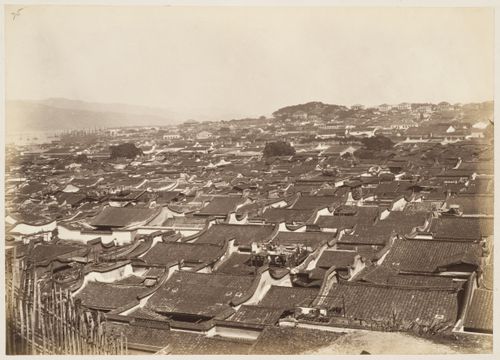 Panoramic view of Foochow (now Fuzhou), Fujian Province, China