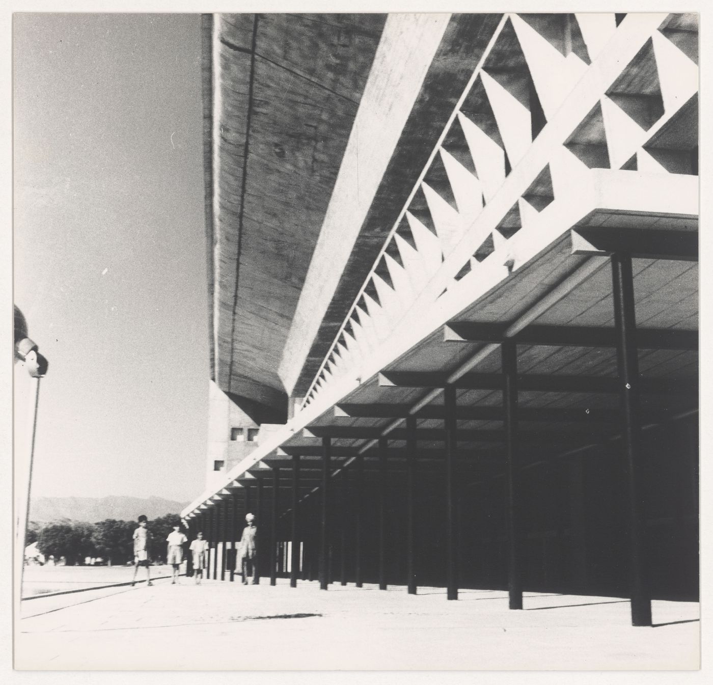 Southwest view of the High Court, Capitol Complex, Sector 1, Chandigarh, India