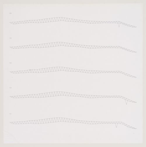 Space frame sections (Y21-Y25), Odawara Municipal Sports Complex, Odawara, Kanagawa, Japan