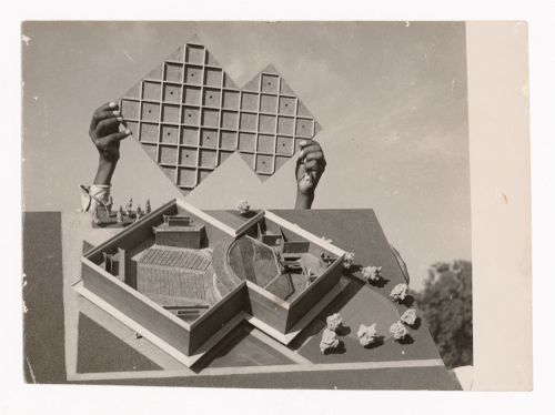 Photograph of Tagore Theatre model