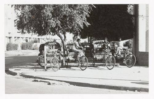 Rickshaw stand in Chandigarh, India
