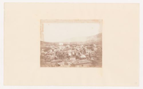 Modern Athens - from the lower rocks of the Acropolis