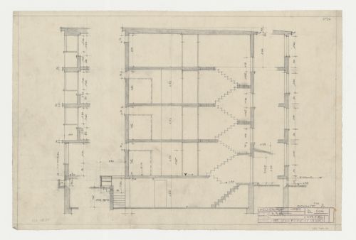 Section for type A housing units, Hellerhof Housing Estate, Frankfurt am Main, Germany