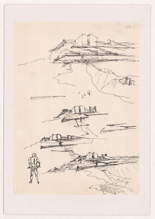 Sketches for Restaurante Casa de chá, da Boa Nova, Leça da Palmeira, Portugal
