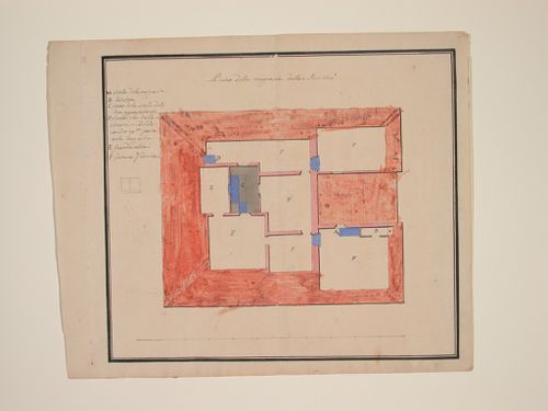 Plan for the servant's mezzanine