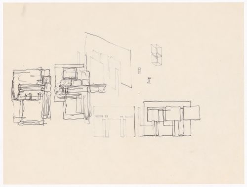 Sketch elevation for House VI, Cornwall, Connecticut