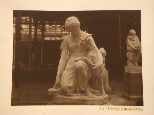 "Esmerlada" sculpture by Rossetti of Milan, Crystal Palace, Sydenham, England