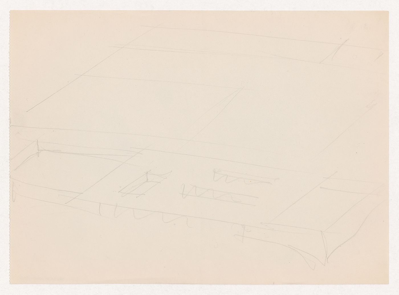 Axonometric sketches for Museum for a Small City