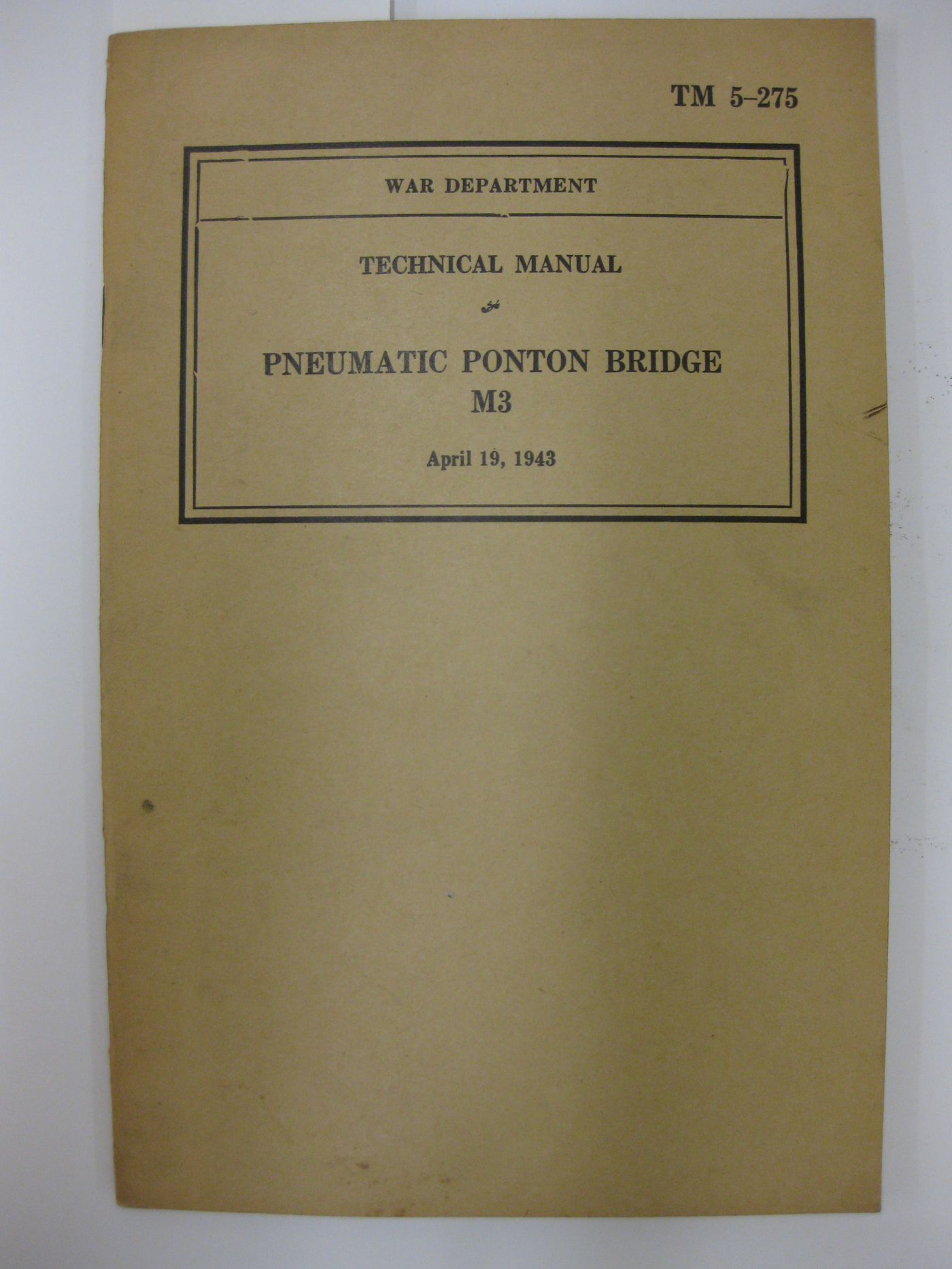 Pneumatic Ponton Bridge M3