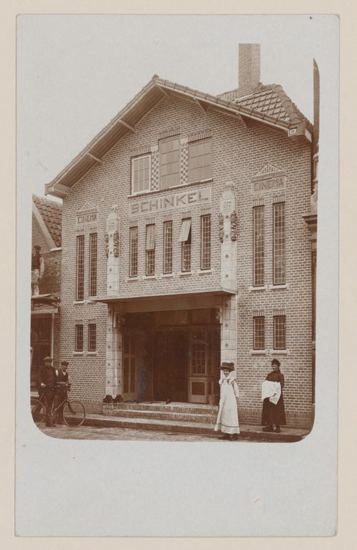View of the principal façade of Schinkel Cinema, Purmerend, Netherlands