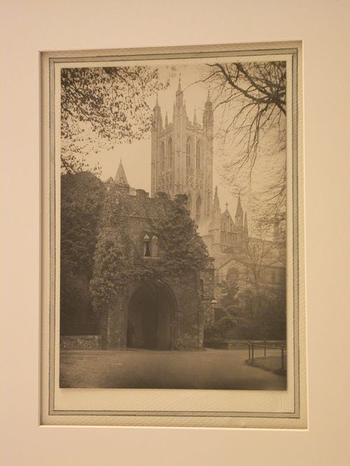 View of Canterbury Cathedral from the Deanery, Canterbury, England