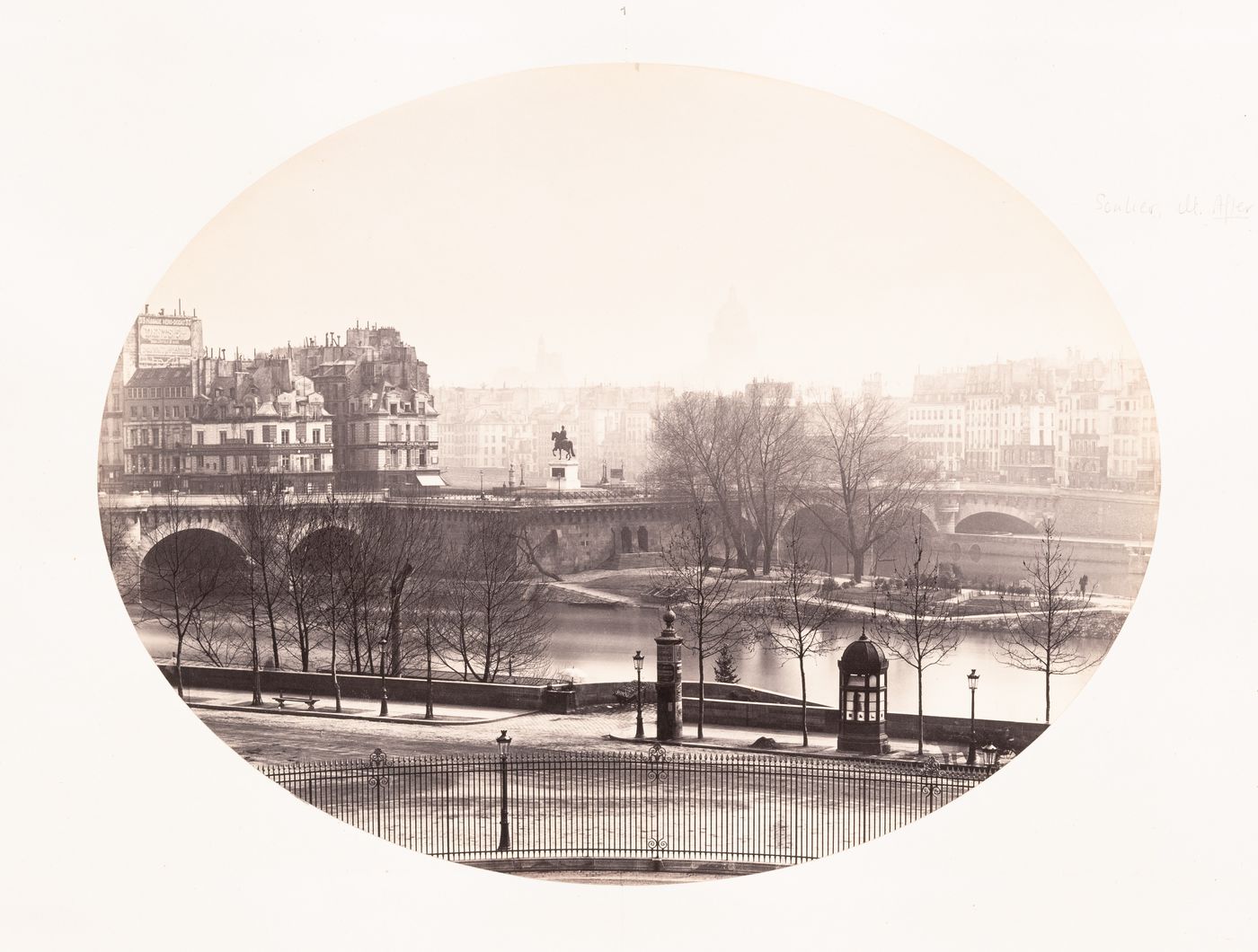 Plate from album ''Buildings, parks and streets of Paris, Versailles and environs, France''