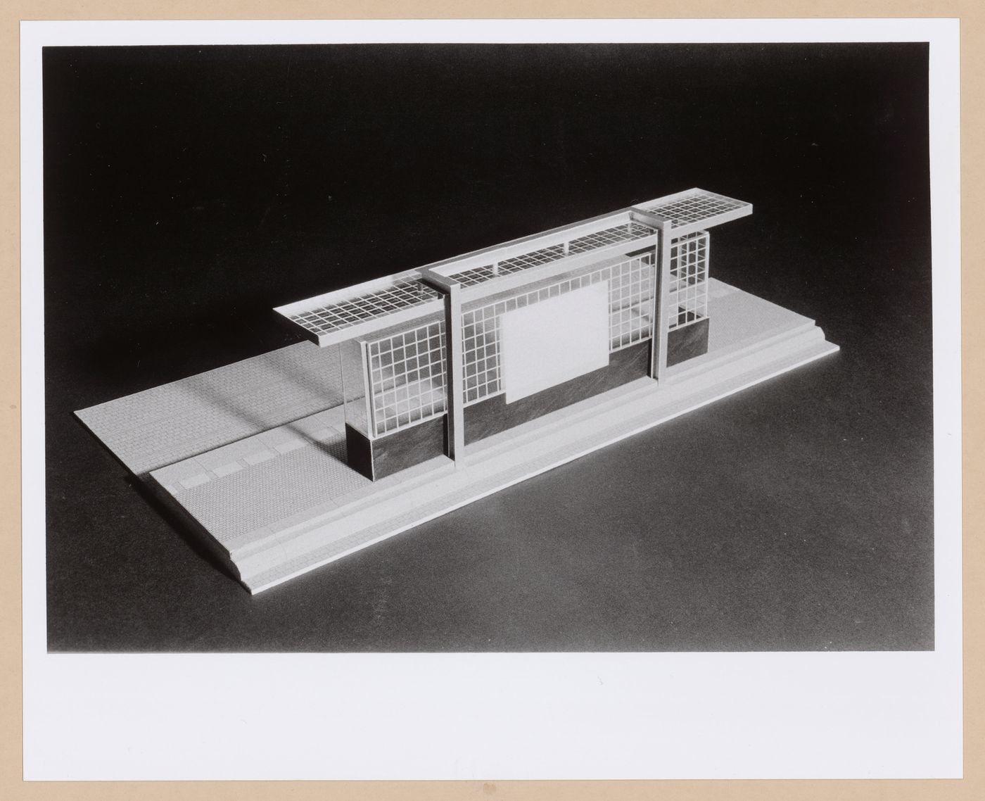 View of model for Concurso para o Metro do Porto, Porto, Portugal