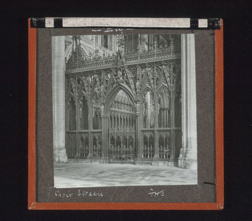 View of choir screen of Ely Cathedral, Ely, Cambridgeshire, England