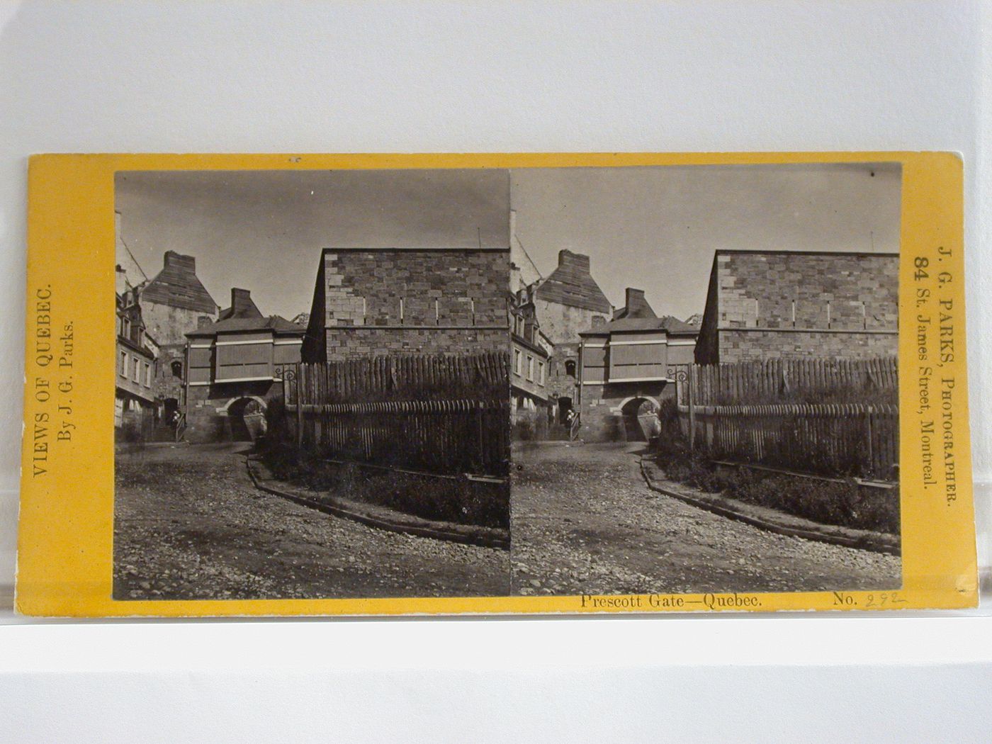 Stereoview of Québec City