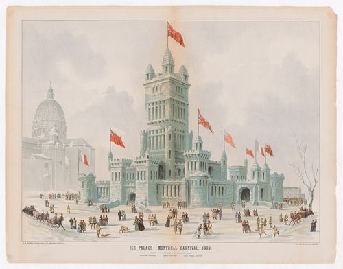 Ice Palace, Montreal Carnival, 1889