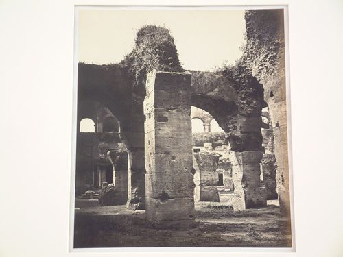 View of the interior of the Colosseum, Rome, Italy