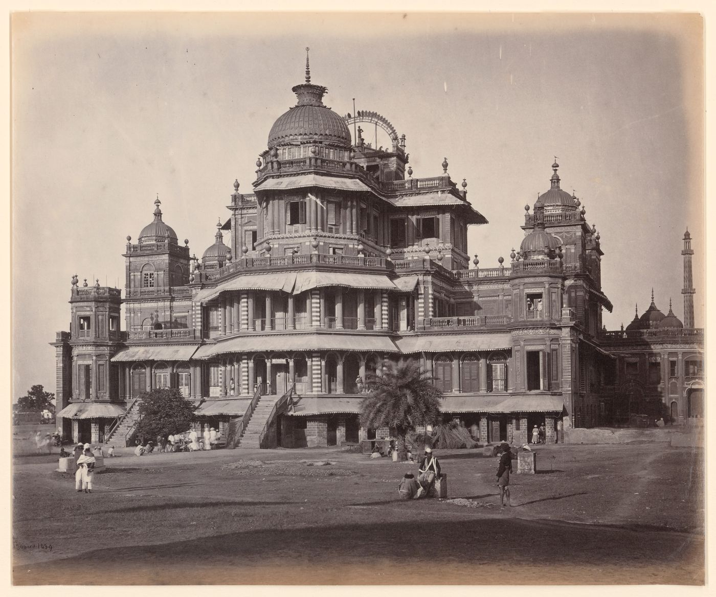 View of the Kaisar Pasand, Lucknow, India