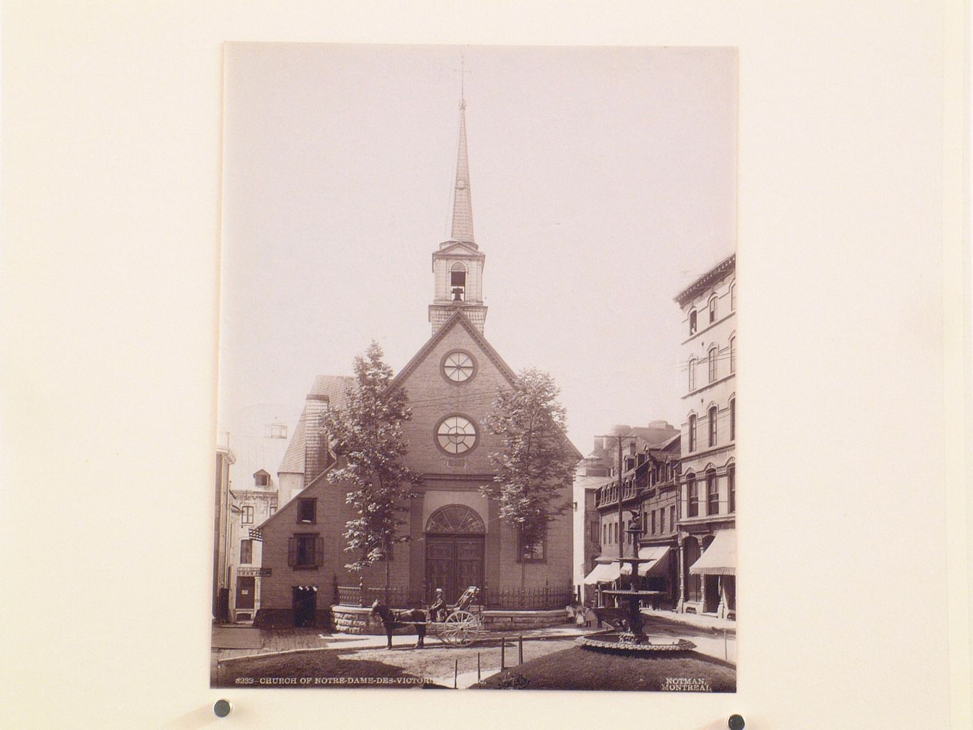 Façade of the Church Notre-Dame-des-Victoires, Québec, Québec