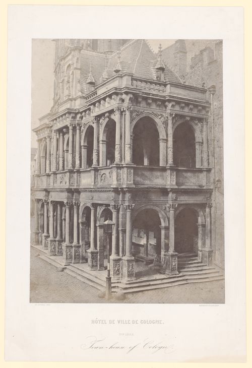 Town-hall view of old section, Cologne, Germany