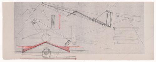 Sketches for Casa Frea, Milan, Italy