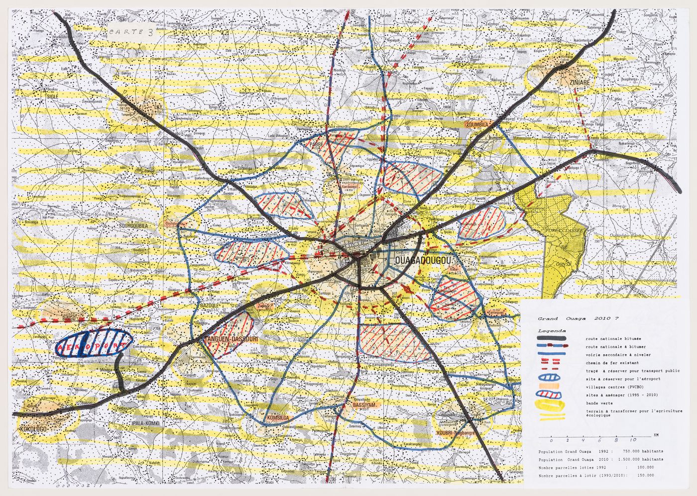 Maps of Ouagadougou, Burkina Faso