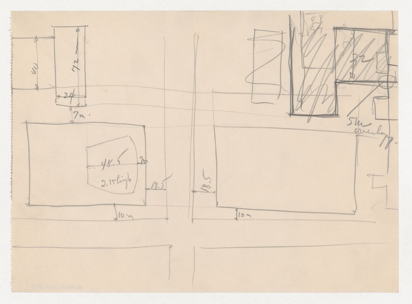 Partial sketch block plan for Illinois Institute of Technology
