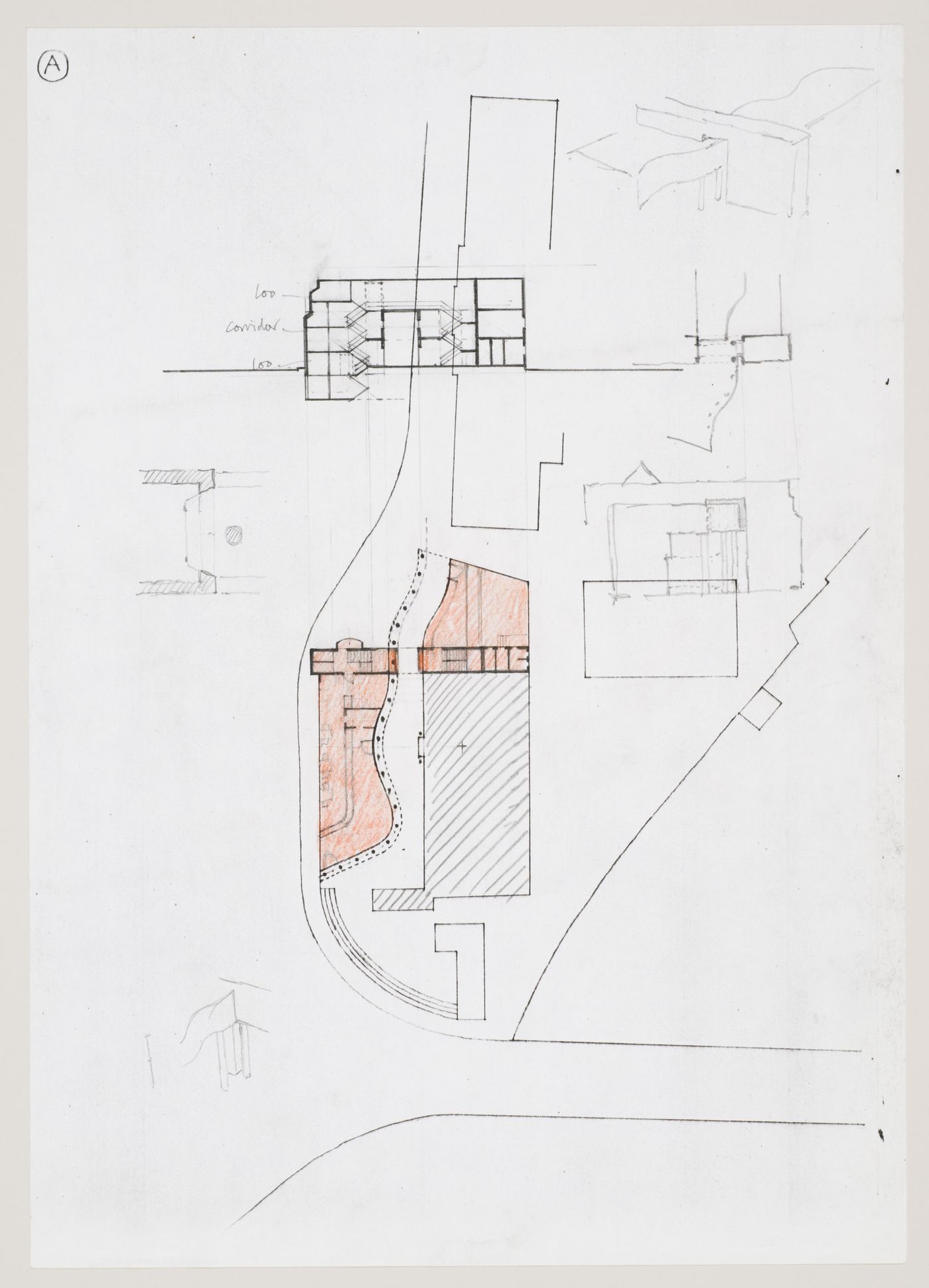 Dresdner Bank, Marburg, Germany: plan, section and details