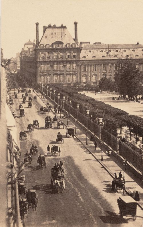 Plate from album ''Buildings, parks and streets of Paris, Versailles and environs, France''