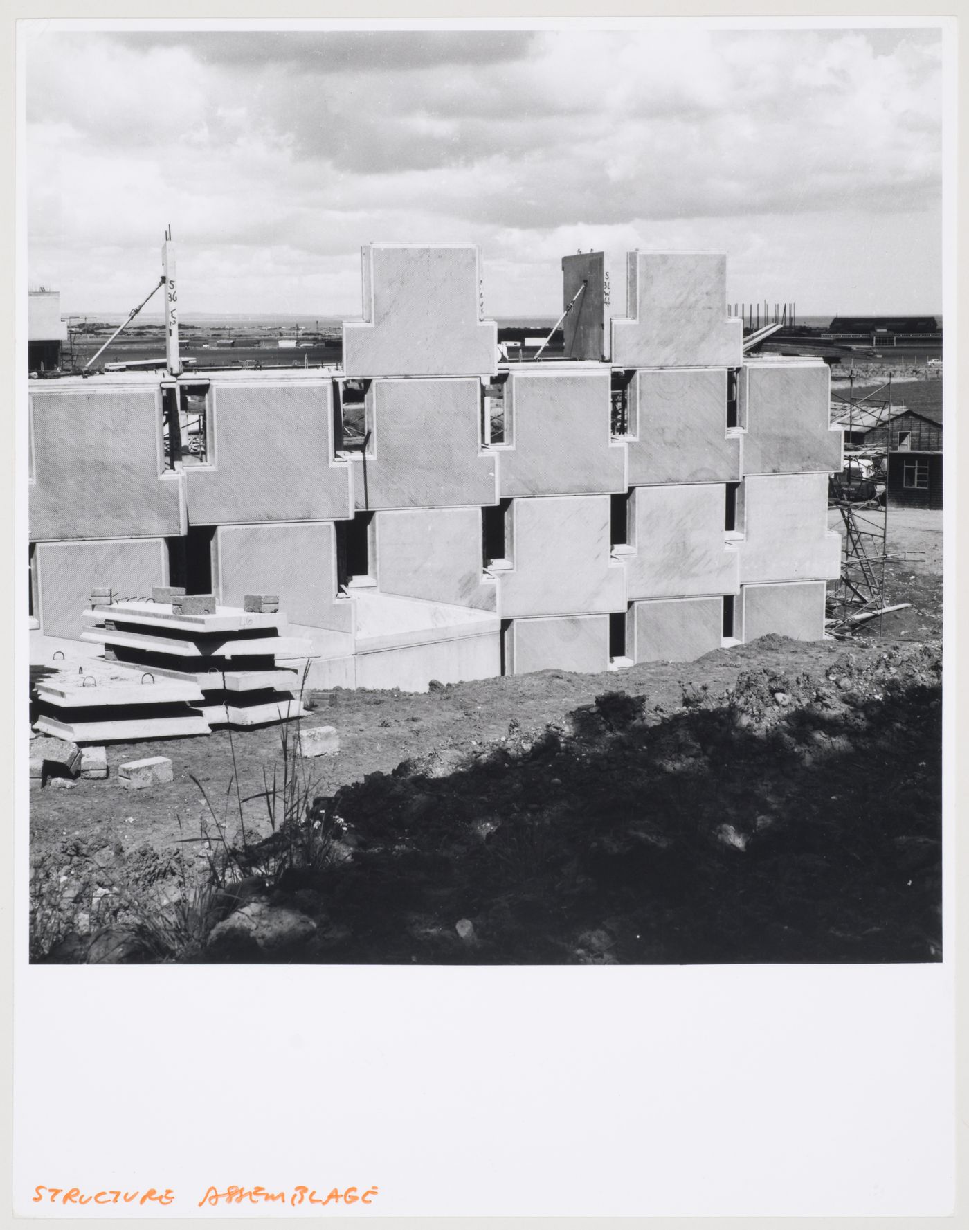 Students' Residence, University of St. Andrews, St. Andrews, Scotland: view of building site