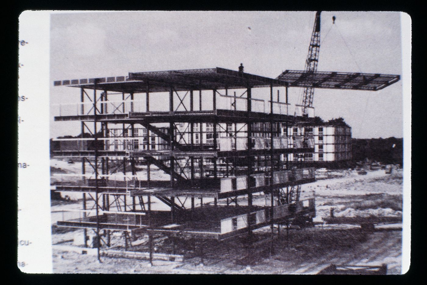 Slide of a photograph of Unidentified project, attributed to Adolf Loos