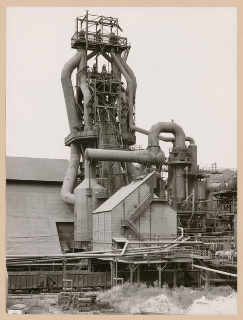View of a blast furnace of Bethlehem Steel mill, Johnstown, Pennsylvania