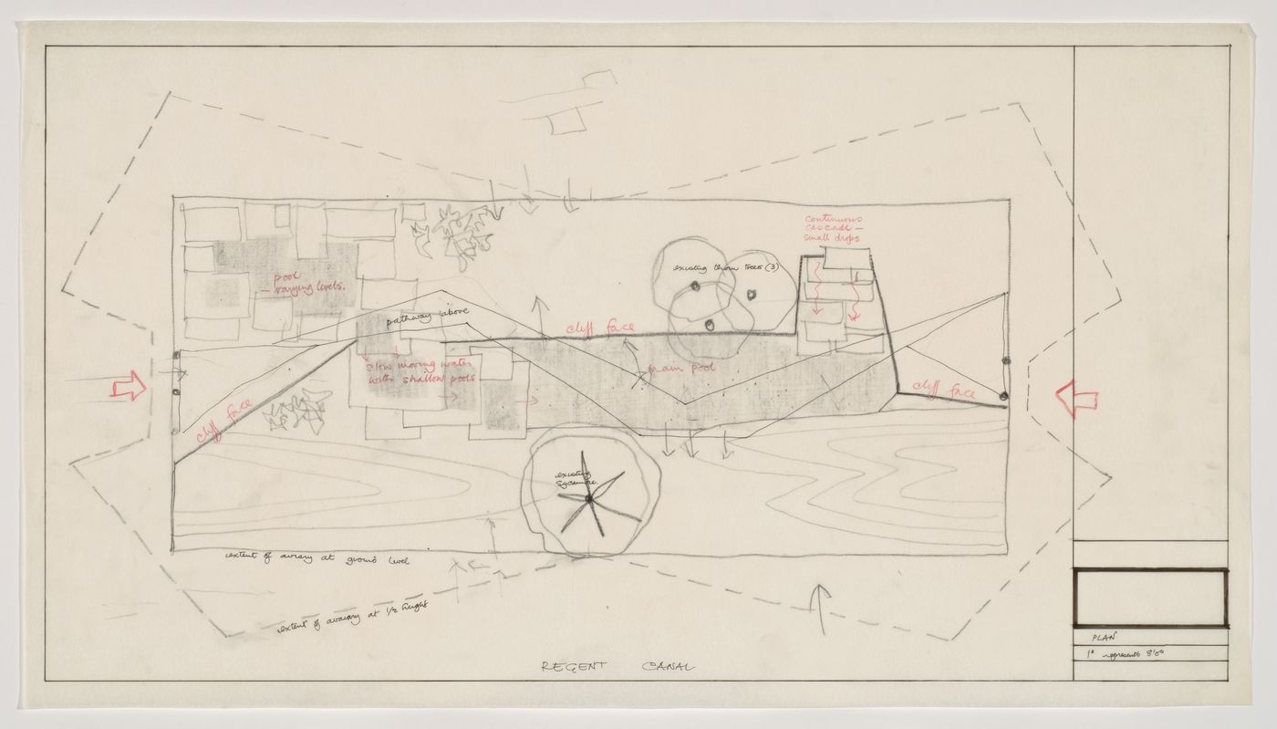 London Zoo Aviary, Regent's Park, London, England: plan