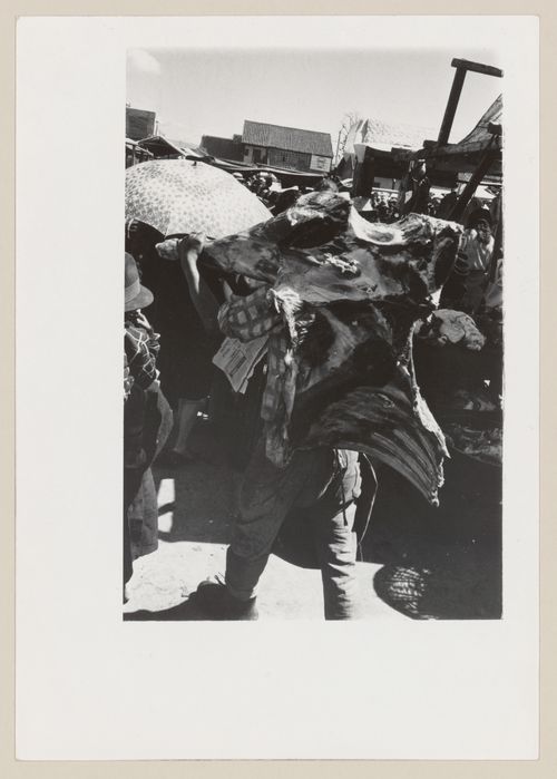 Vendor with rib rack, South America