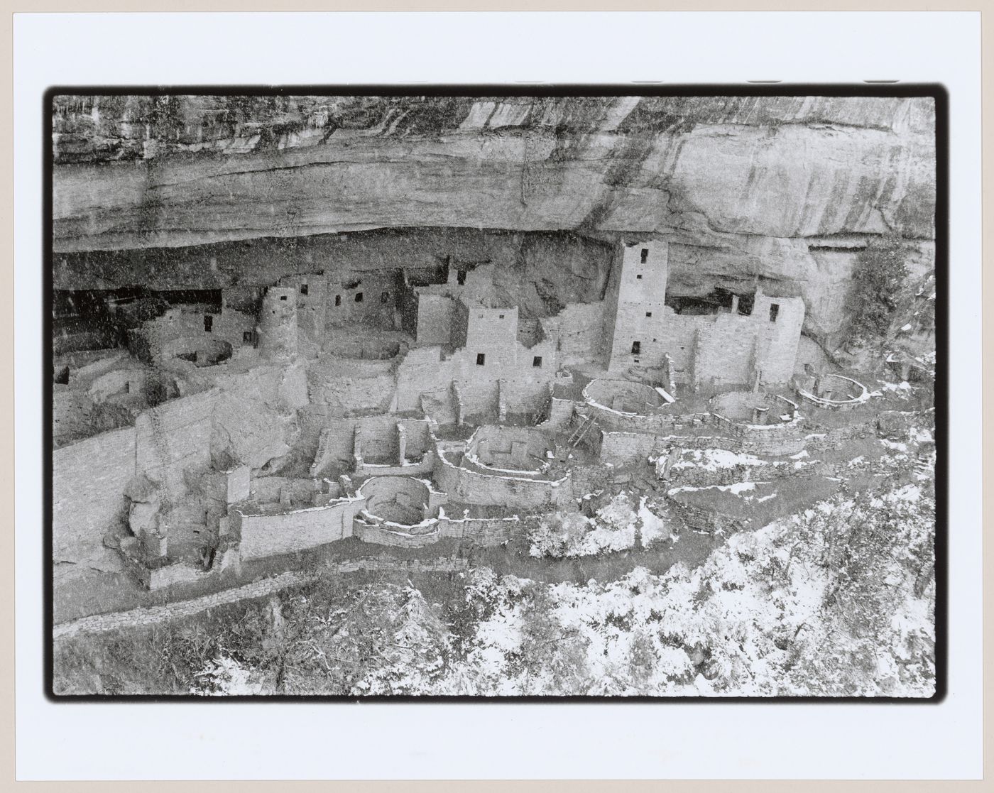 Photograph of Cliff Palace in Mesa Verde National Park, Colorado for About None Conscious Architecture