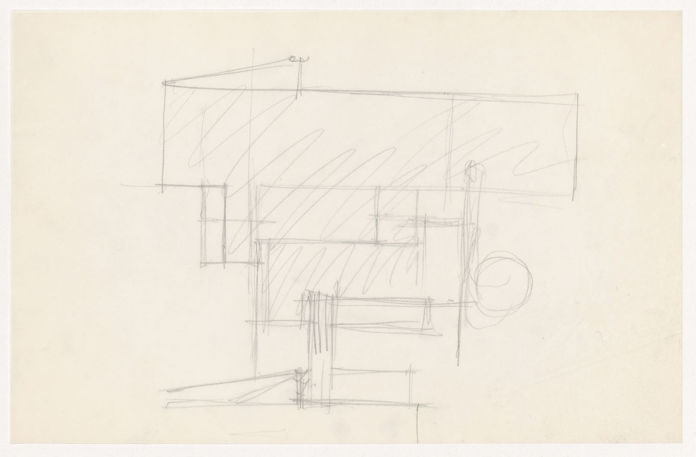 Sketch sectional detail for the Metallurgy Building, Illinois Institute of Technology, Chicago