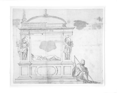 Elevation of a tomb monument