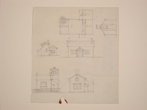 Design for candlesticks and vases