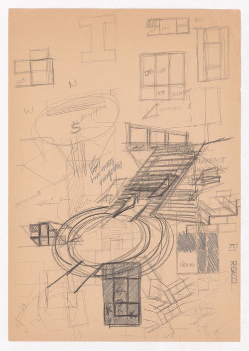 Sketches for House in an Indiana Cornfield