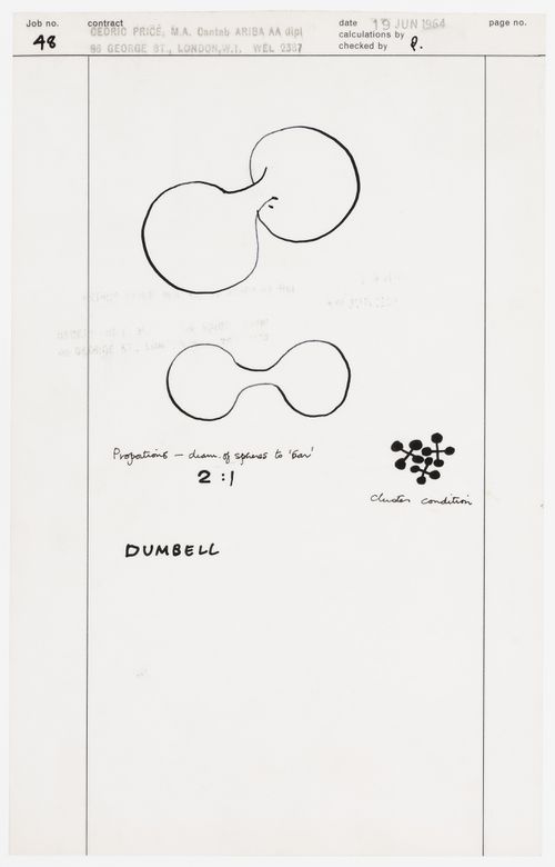 Conceptual sketches for "Dumbell"