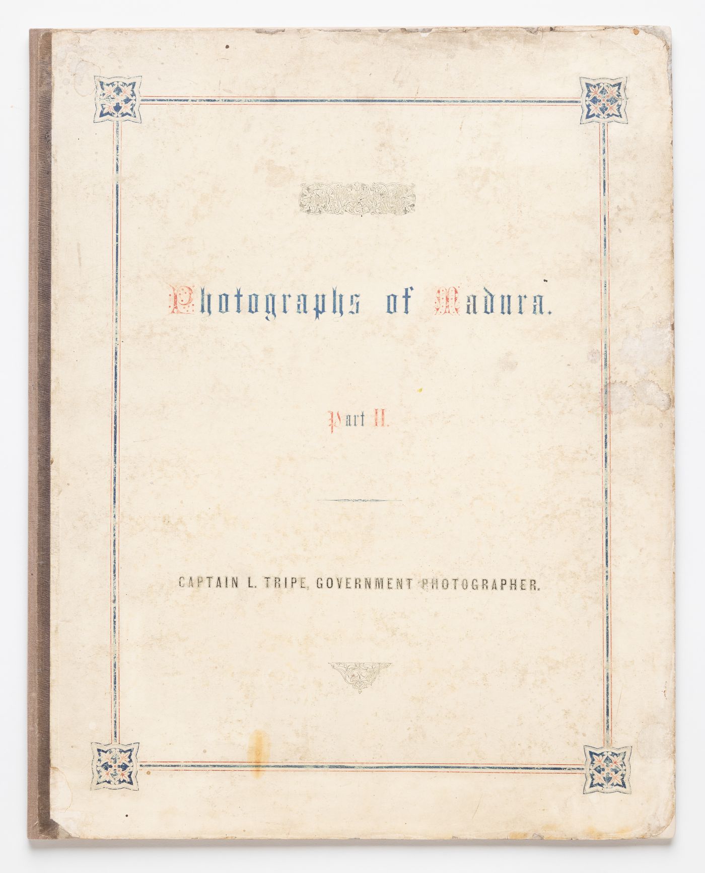 Album of views in Madura (now Madurai). Part II.