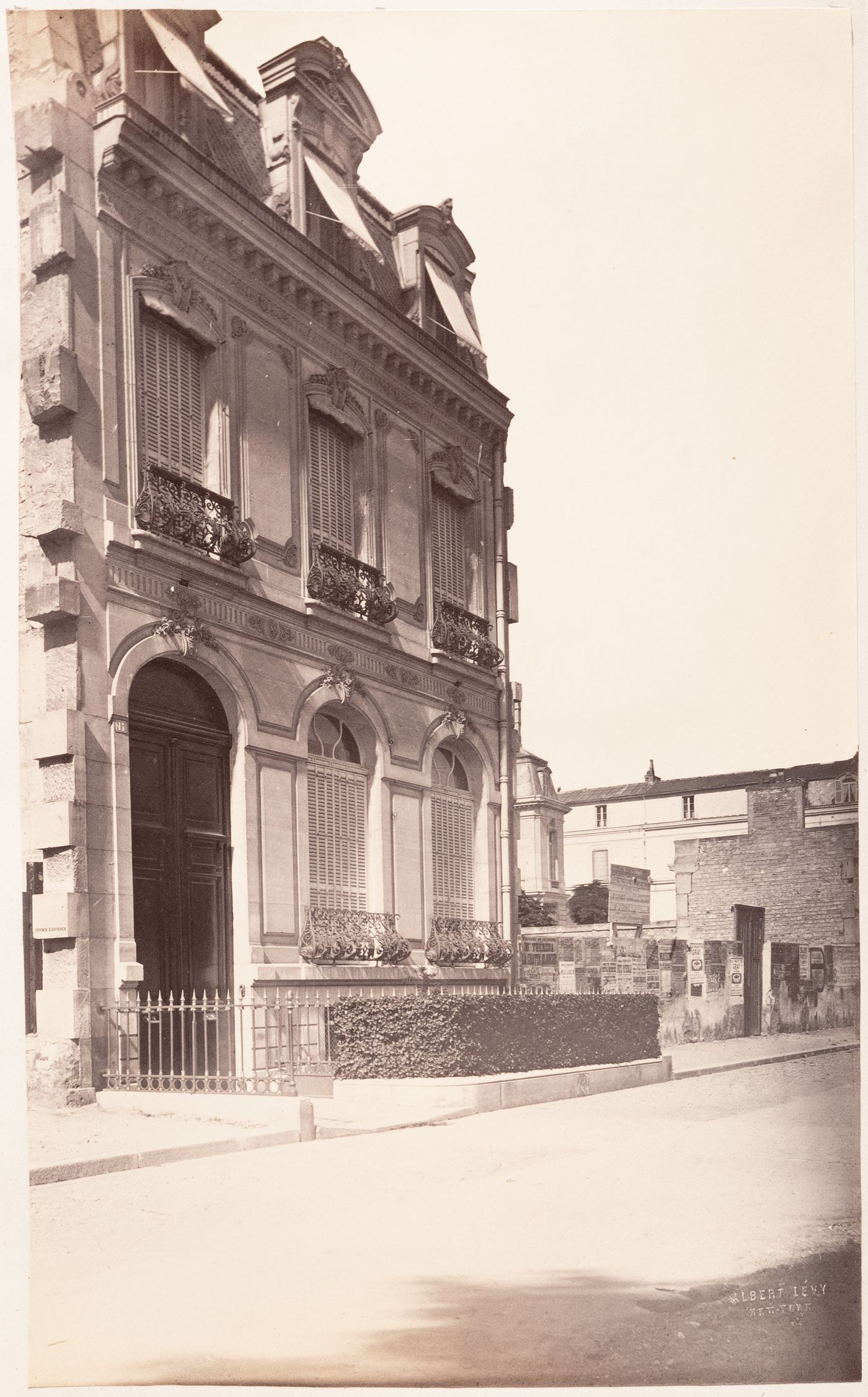 Plate from album ''Buildings, parks and streets of Paris, Versailles and environs, France''