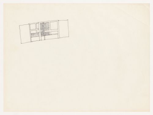 Sketch for House VI, Cornwall, Connecticut