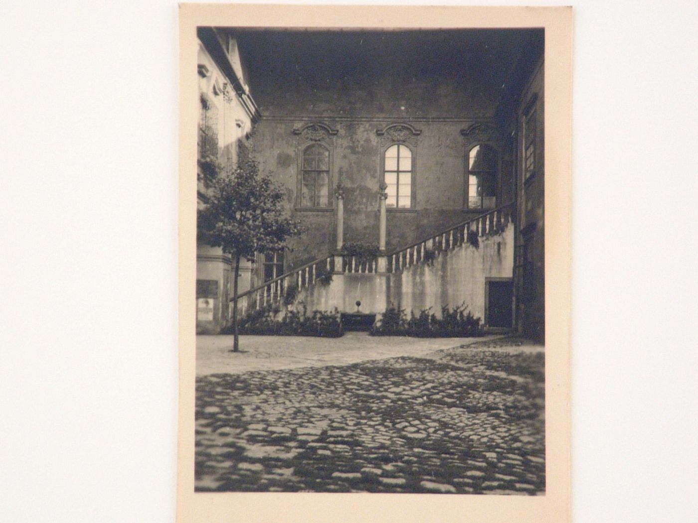 Stairs, old country house, Brno, Czech Republic