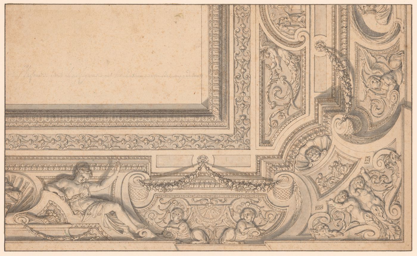 Ceiling design and stucco ornaments