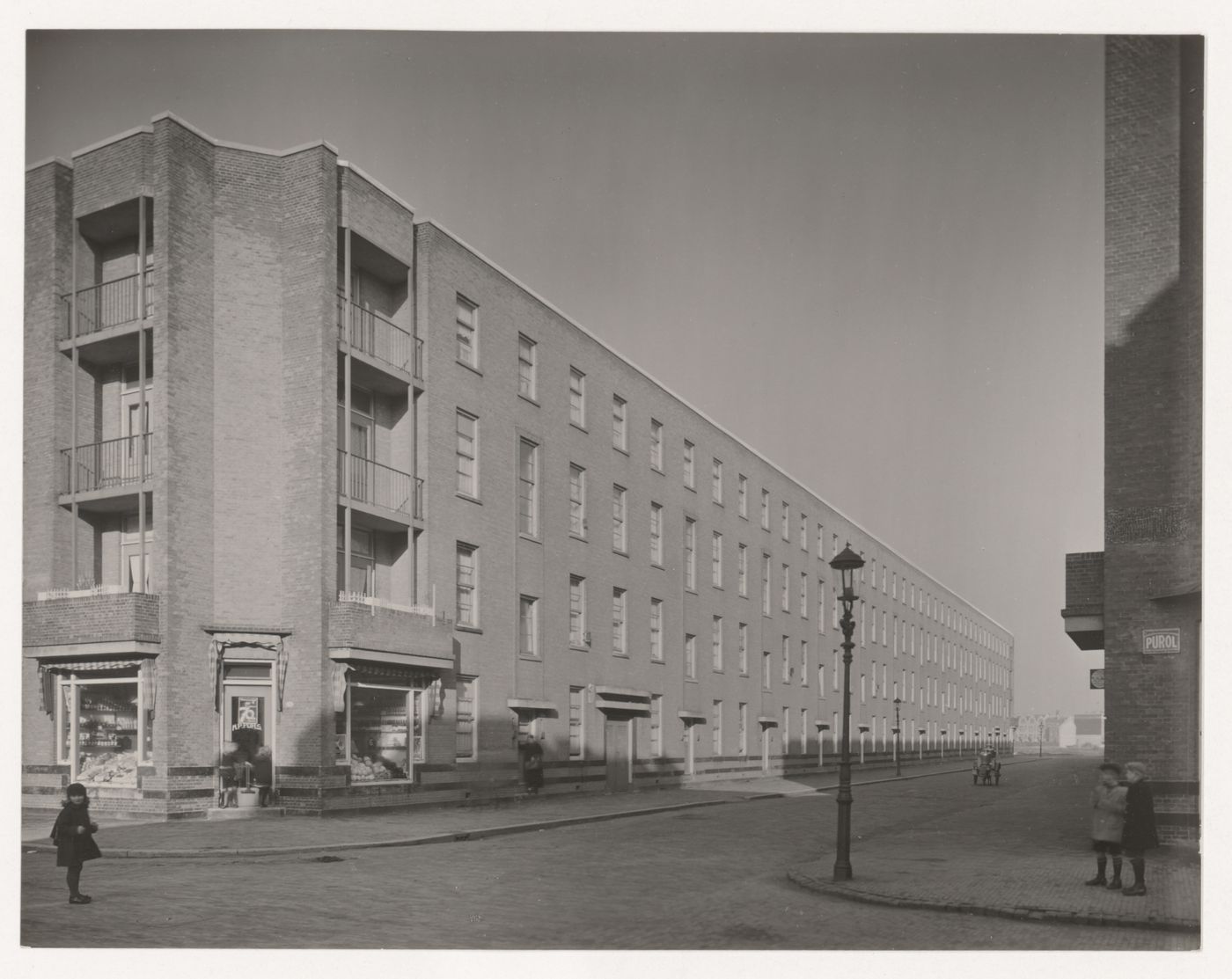 Exterior view of Tusschendijken Housing Estate, Rotterdam, Netherlands